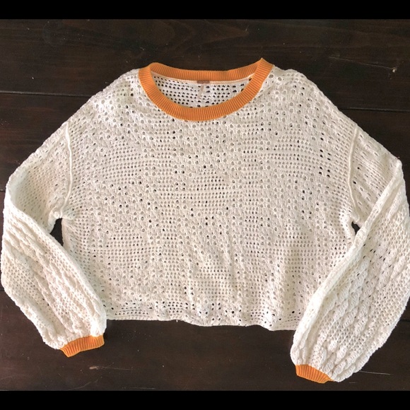 Free people home run sweater in ivory - Picture 3 of 4